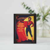 Carmen Opernplakat Postkarte (Stehend Vorderseite)