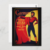 Carmen Opernplakat Postkarte (Vorne/Hinten)