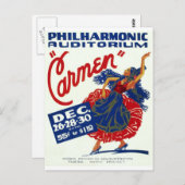 Carmen Postkarte (Vorne/Hinten)
