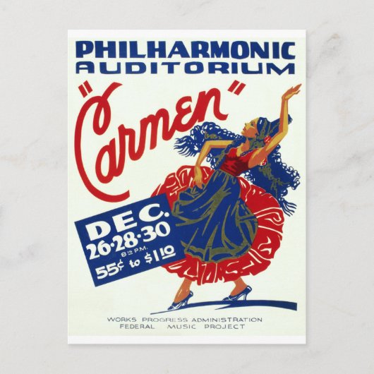 Carmen Postkarte (Vorderseite)