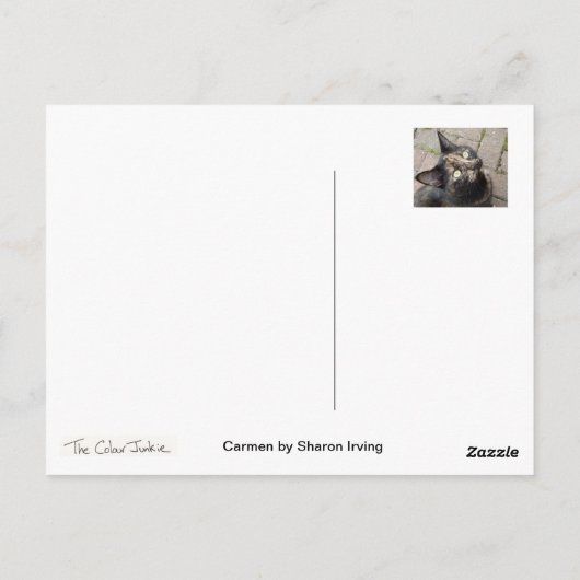 Carmen Postkarte (Rückseite)