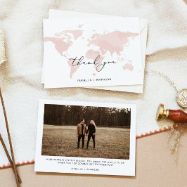 CARMEN Reiseabenteuer Pink Karte Foto Vielen Dank