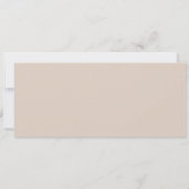 CARMEN Reiseziel Cream Karte Save the Date (Rückseite)