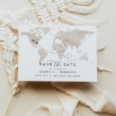 CARMEN Reiseziel Cream Karte Save the Date