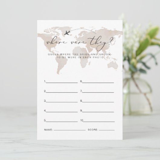 CARMEN reist, wo sie Brautparty spielen Einladung (Stehend Vorderseite)