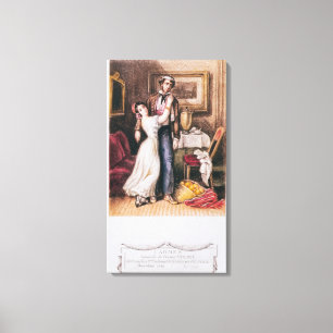 Carmen und Don Jose, 1846 Leinwanddruck