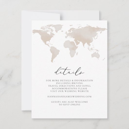 Carmen - Watercolor Karte - Details zu Sehenswürdi (Vorderseite)