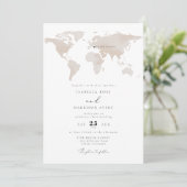 CARMEN Watercolor Karte Reiseerlebnis Hochzeit (Stehend Vorderseite)