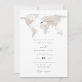 CARMEN Zielort Wasserfarbe Karte Hochzeit (Vorderseite)