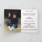 Carmen's b-day-Einladung Einladung (Innenseite)