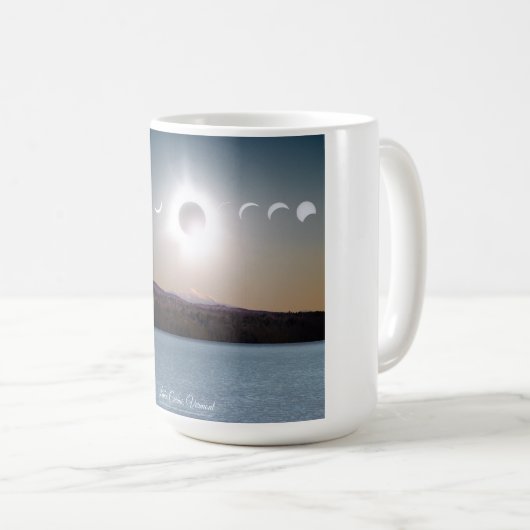 Carmi-See, Vermont Kaffeetasse (VorderseiteRechts)