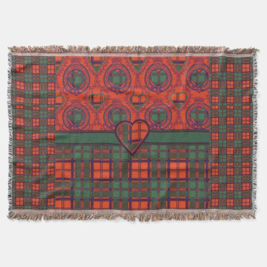 Carmichael Clan karierter schottischer Kilt Tartan Decke (Vorderseite)