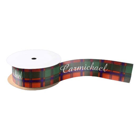 Carmichael Clan karierter schottischer Kilt Tartan Satinband (Spule)