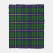 Carmichael Modern Kariert Fleecedecke (Vorderseite)