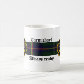 Carmichael schottisches Wappen und Tartan-Tasse Kaffeetasse (Mittel)