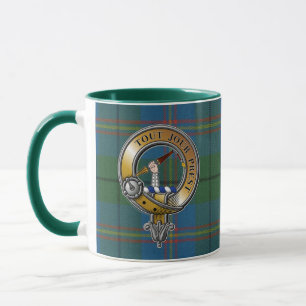 Carmichael Tartan & Abzeichen Tasse