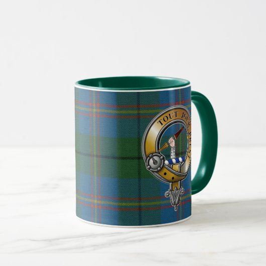Carmichael Tartan & Abzeichen Tasse (VorderseiteRechts)