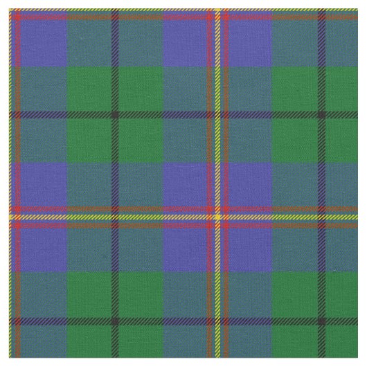 Carmichael Tartan-Druck Stoff (Nahaufnahme)