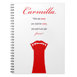 Carmilla-Notebook Notizblock