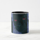 Carmilla schwarzer Panthervampire-gotische Tasse (Zentrum)