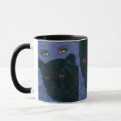 Carmilla schwarzer Panthervampire-gotische Tasse (Links)