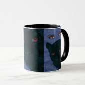 Carmilla schwarzer Panthervampire-gotische Tasse (VorderseiteRechts)