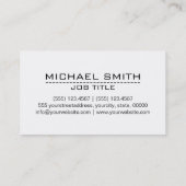 Carmine Red und Black Polka Dot Beruflich Visitenkarte (Rückseite)