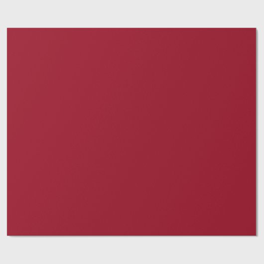Carmine Solid Color Geschenkpapier (Flach)