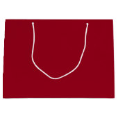 Carmine Solid Color Große Geschenktüte (Vorderseite)