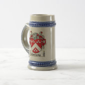 Carmody Familienwappen Bierglas (Vorderseite Links)