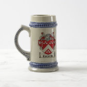 Carmody Familienwappen Bierglas (Links)