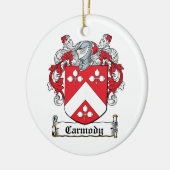 Carmody Familienwappen Keramikornament (Links)