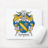Carmona-Familienwappen Mousepad (Mit Mouse)