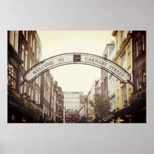 CARNABY STREET SCHILD, LONDON POSTER