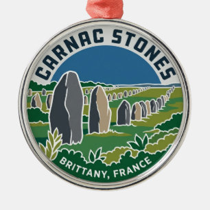 Carnac-Steine Frankreich Ornament Aus Metall