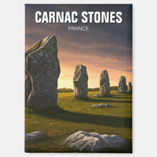 Carnac Stones France Travel Magnet