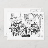 carnagie Hallenkonzert 2010 Postkarte (Vorne/Hinten)