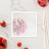 Carnation and Lace Party Napkins Serviette (Beispiel)
