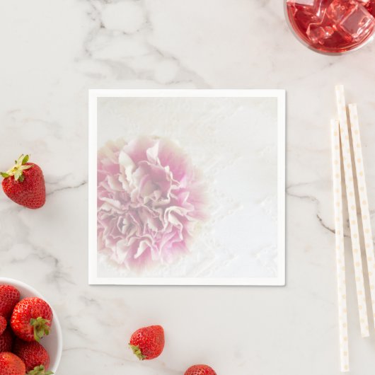 Carnation and Lace Party Napkins Serviette (Beispiel)