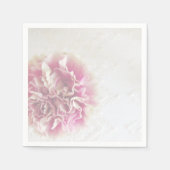 Carnation and Lace Party Napkins Serviette (Vorderseite)