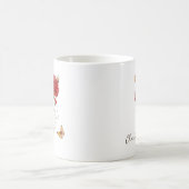 Carnation Birth Month Flower Kaffeetasse (Mittel)