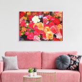 Carnation Blume Mix Leinwand (Insitu (Wohnzimmer))