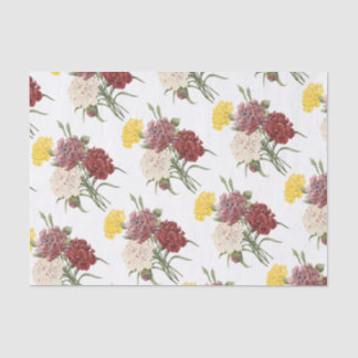 Carnation Blume Muster Seidenpapier
