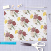 Carnation Blume Muster Seidenpapier (Handwerk)