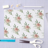 Carnation Blume Muster Seidenpapier (Handwerk)