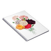 Carnation-Blume Notizblock (Rechte Seite)