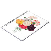 Carnation-Blume Notizblock (Linke Seite)