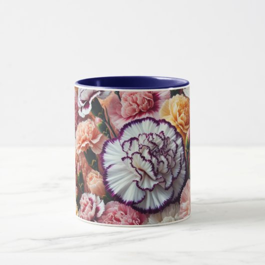 Carnation Blume Tasse (Zentrum)