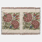 Carnation Blume Tile Antique Rustikale Kunst Decke (Vorderseite)