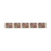 Carnation Blume Tile Antique Rustikale Kunst Einladungsbanderole (Flach)